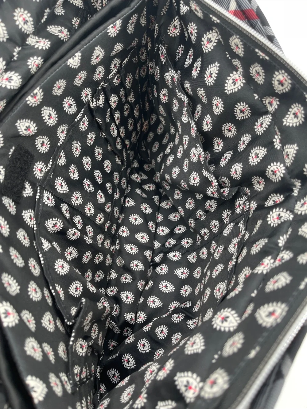 Vera Bradley Performance Quilted Tote/Work Triple Compartment Paris Plaid Bag